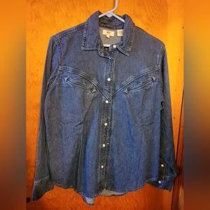Levis Jean cowboy shirt size men's small